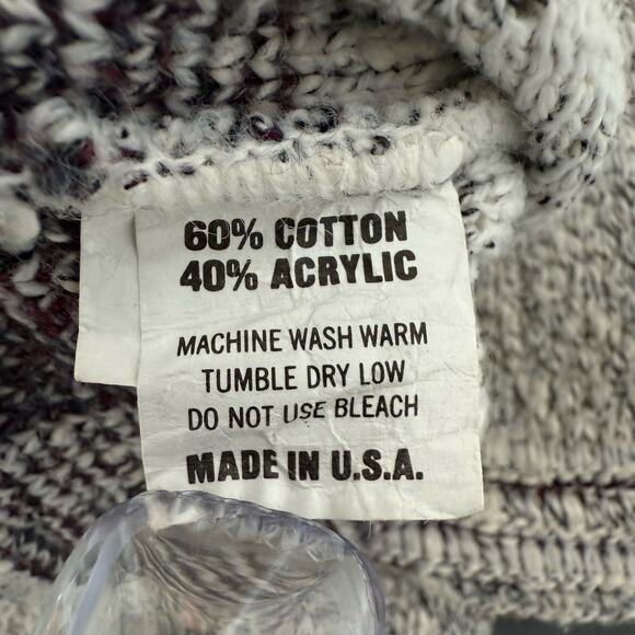 Vintage 1990s Lavane New York Chunky Knit Sweater Made in USA Men's M Winter - Picture 5 of 5